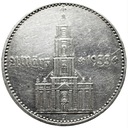 Niemcy 2 Marki 1934 z datą, data. Wieża Kościół