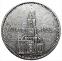 Niemcy 5 Marek Mark 1934 Wieża Kościół SREBRO