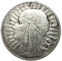 10 zł złotych 1932 Głowa kobiety Polonia SREBRO