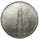 Niemcy 5 Marek Mark 1935 Wieża Kościół SREBRO