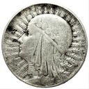 5 zł złotych 1933 Głowa kobiety Polonia SREBRO