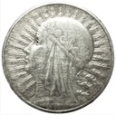 10 zł złotych 1932 Głowa kobiety Polonia SREBRO