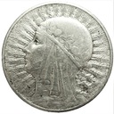 10 zł złotych 1932 Głowa kobiety Polonia SREBRO