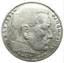 Niemcy 2 Marki 1937 Hindenburg SREBRO