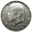 USA 1/2 Dolara Half Dollar 1968 Kennedy SREBRO