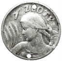 1 zł złoty 1925 Kobieta i kłosy, żniwiarka