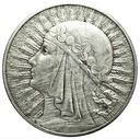 10 zł złotych 1932 Głowa kobiety Polonia SREBRO