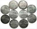 LOT 10 x 200 zł 1974 XXX lat PRL INWESTYCJA SREBRO