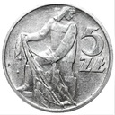 5 zł złotych 1958 z Rybakiem, wąskie 8, Rybak (1)