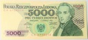 1982 5000 zł złotych Chopin seria CA