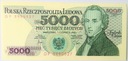 1982 5000 zł złotych Chopin seria DP