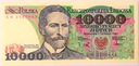 1988 10000 zł złotych Wyspiański, seria BW