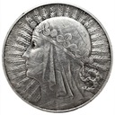 10 zł złotych 1932 Głowa kobiety Polonia SREBRO