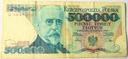 1990 500000 zł złotych Sienkiewicz seria G