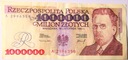 1993 1000000 zł złotych Reymont, seria A