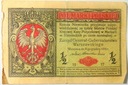 1917 1/2 marki polskiej seria B Generał