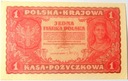 1919 1 Jedna Marka Polska I Serja GL