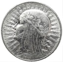 5 zł złotych 1933 Głowa kobiety Polonia SREBRO