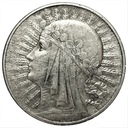 10 zł złotych 1932 Głowa kobiety Polonia SREBRO