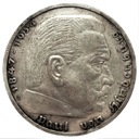 Niemcy 5 Marek 1937 Hindenburg SREBRO