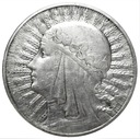10 zł złotych 1932 Głowa kobiety Polonia SREBRO