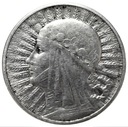 2 zł złote 1934 Głowa kobiety, Polonia SREBRO