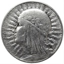 5 zł złotych 1933 Głowa kobiety Polonia SREBRO