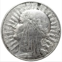 10 zł złotych 1933 Głowa kobiety Polonia SREBRO