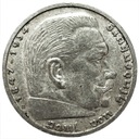 Niemcy 5 Marek 1939 Hindenburg SREBRO