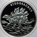 Kolekcja Dinosauria SREBRO Stegosaurus