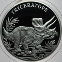 Kolekcja Dinosauria SREBRO Triceratops