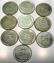 LOT 10 x 200 zł 1974 XXX lat PRL INWESTYCJA SREBRO