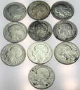 LOT 10 x 2 zł złote Głowa Kobiety