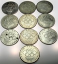 LOT 10 x 200 zł 1976 Olimpiada INWESTYCJA SREBRO
