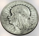 5 zł złotych 1934 Głowa kobiety Polonia SREBRO