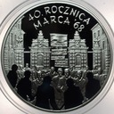 10 zł złotych 2008 40 rocznica marca '68
