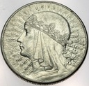 10 zł złotych 1932 Głowa kobiety Polonia SREBRO