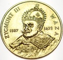 2 zł złote 1998 Zygmunt III Waza
