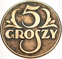 5 gr groszy 1939 BR