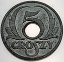5 gr groszy 1939 ZN