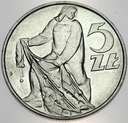 5 zł pięć złotych z Rybakiem 1974 Rybak