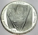 Niemcy 10 Marek SREBRO 1990 Orden 800 lat