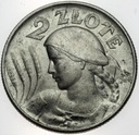 2 zł złote 1925 Kobieta i kłosy żniwiarka PIĘKNA