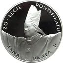 10 złotych 1998 Jan Paweł II 20-lecie pontyfikatu