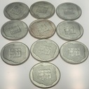 LOT 10 x 200 zł 1974 XXX lat PRL INWESTYCJA SREBRO
