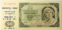 1948 20 zł Dwadzieścia Złotych seria EL NADRUK (4)