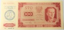 1948 100 zł Sto Złotych, seria KR NADRUK (1)