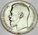Rosja 1 rubel 1898 SREBRO