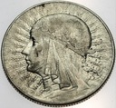 5 zł złotych 1934 Głowa kobiety Polonia SREBRO