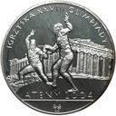 10 zł złotych 2004 Ateny Szermierka